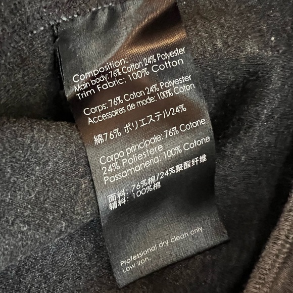 *3.1 PHILLIP LIM Western Seam Shoulder Raglan Sleeve Pullover Crew Sweatshirt S - Picture 5 of 5